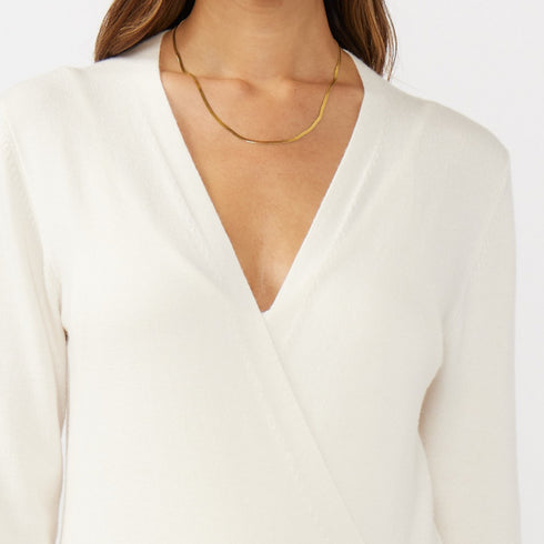 Women's Solid Knit Wrap Cardigan